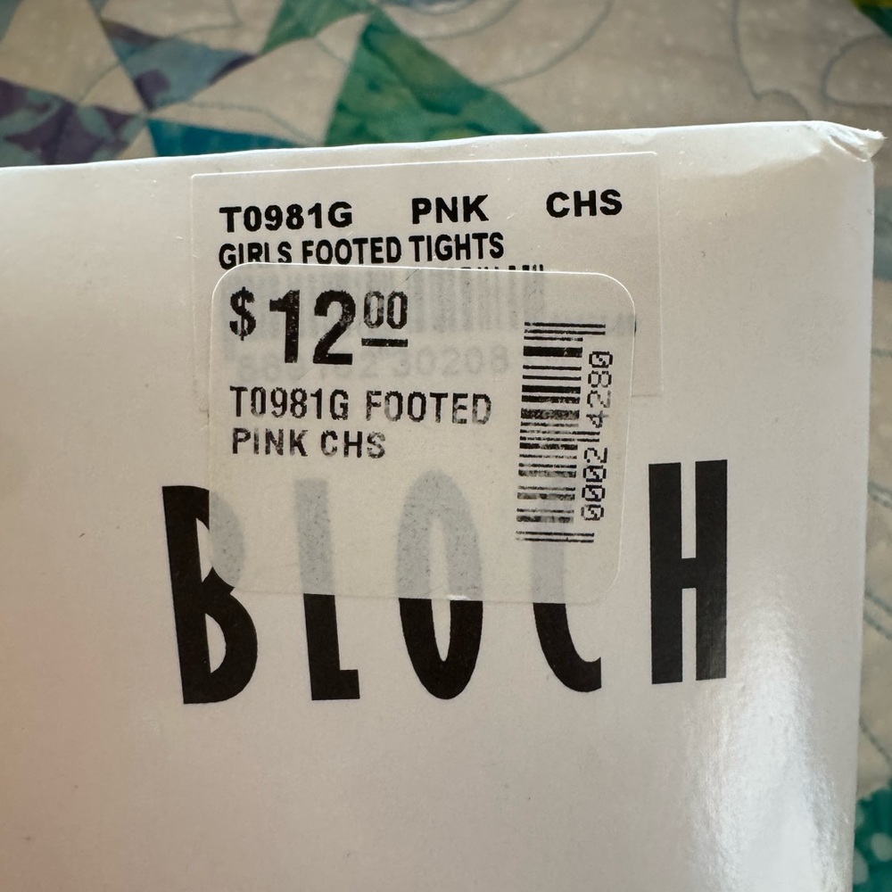 Bloch ContourSoft Footed Tights in Soft Pink